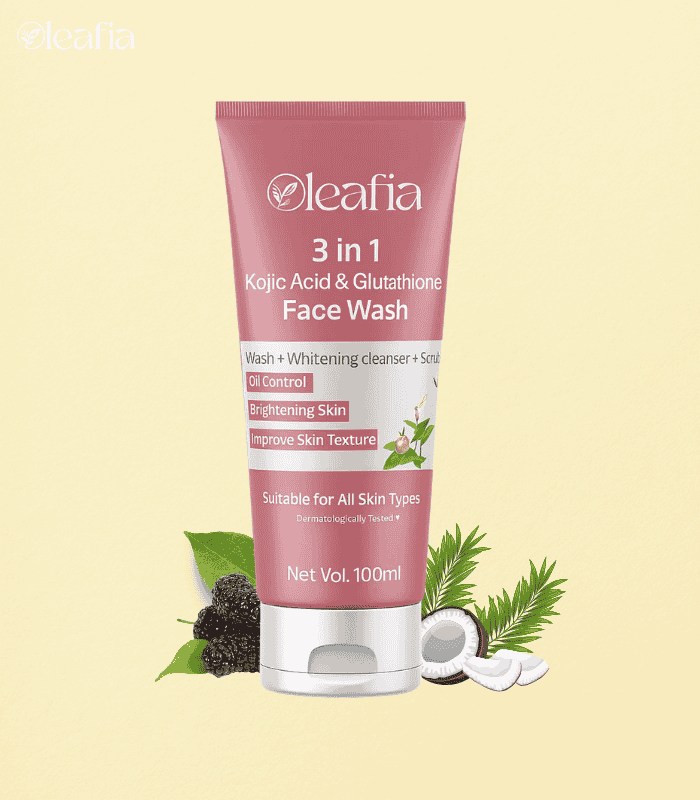 Kojic Acid & Glutathione 3-in-1 Facewash